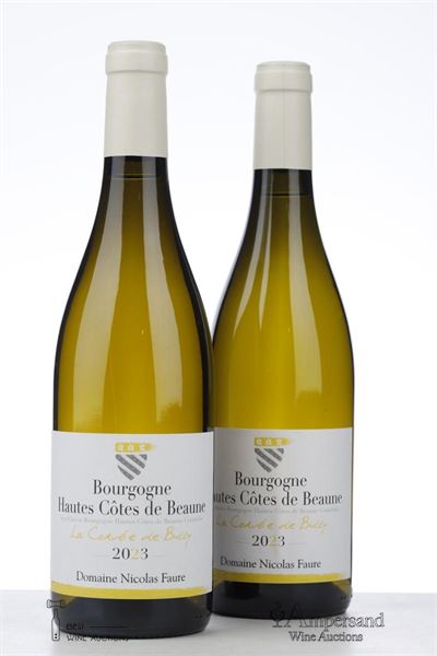 BOURGOGNE HAUTES COTES DE BEAUNE BLANC LA CORVEE DE BULLY 2023 - Nicolas Faure - 2 Bottles