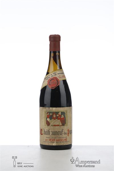 CHATEAUNEUF DU PAPE 1959 - Pere Anselme - 1 Bottle