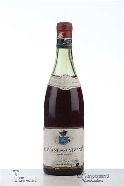 ROMANEE ST VIVANT 1972 - Jean Lefort - 1 Bottle