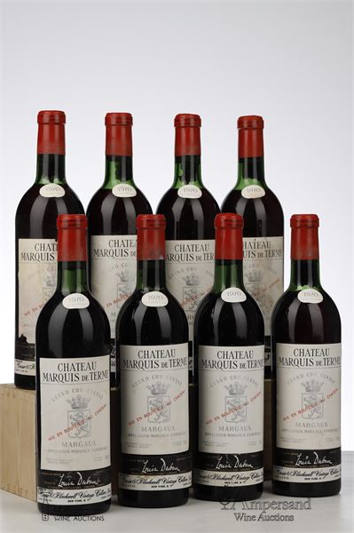 MARQUIS DE TERME 1970 - Mc - 8 Bottles - Owc 12