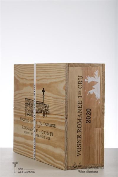 VOSNE ROMANEE CUVEE DUVAULT BLOCHET 2020 - Domaine de la Romanee Conti - 3 Bottles - Owc 3