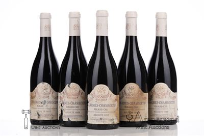 CHARMES CHAMBERTIN 1999 - Michel Magnien - 5 Bottles