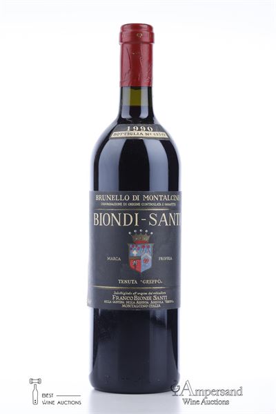 BRUNELLO DI MONTALCINO IL GREPPO 1990 - Biondi Santi - 1 Bottle