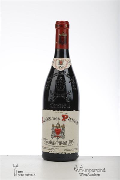 CHATEAUNEUF DU PAPE CLOS DES PAPES 1998 - Paul Avril - 1 Bottle