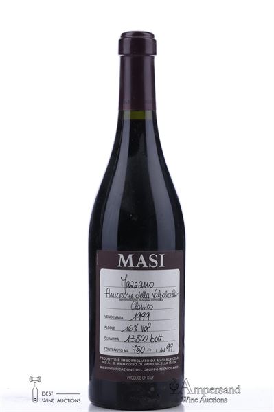 AMARONE DELLA VALPOLICELLA  MAZZANO 1999 - Masi - 1 Bottle