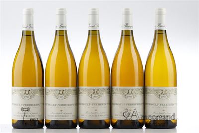 MEURSAULT PERRIERES 1995 - Michel Bouzereau - 5 Bottles