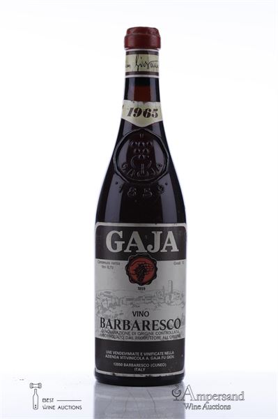 BARBARESCO 1965 - Gaja - 1 Bottle