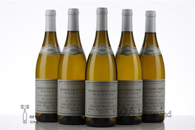 MOREY ST DENIS BLANC EN LA RUE DE VERGY 2005 - Bruno Clair - 5 Bottles