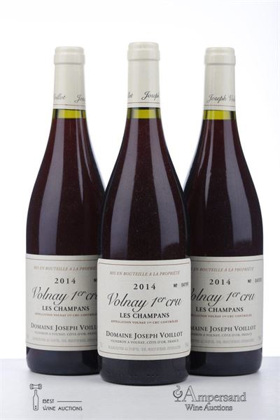 VOLNAY LES CHAMPANS 2014 - Joseph Voillot - 3 Bottles