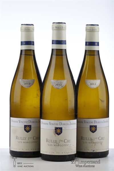RULLY BLANC LES MARGOTES 2012 - Dureuil Janthial - 3 Bottles