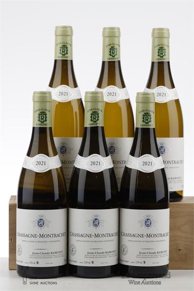 CHASSAGNE MONTRACHET BLANC 2021 - Ramonet - 6 Bottles