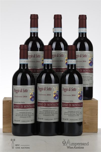 ROSSO DI MONTALCINO 2016 - Poggio di Sotto - 6 Bottles