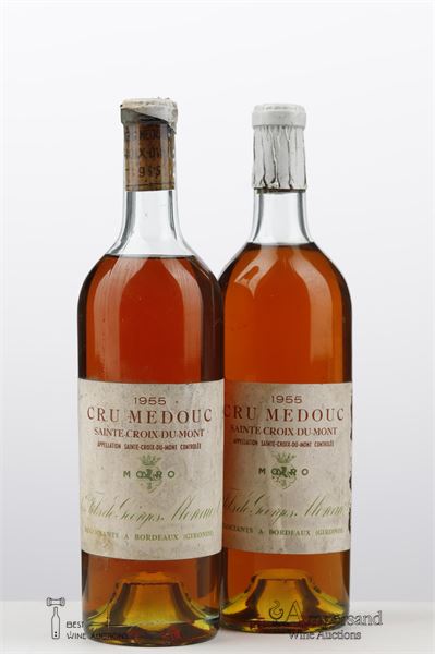 SAINTE CROIX DE MONT CRU MEDOUC 1955 - Moreau - 2 Bottles