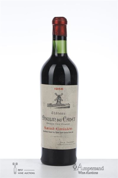 MOULIN DU CADET 1966 - Vve A Fagouet - 1 Bottle