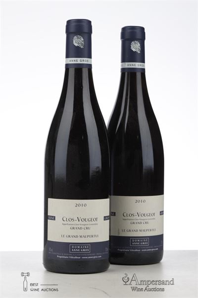 CLOS VOUGEOT LE GRAND MAUPERTUI 2010 - Anne Gros - 2 Bottles