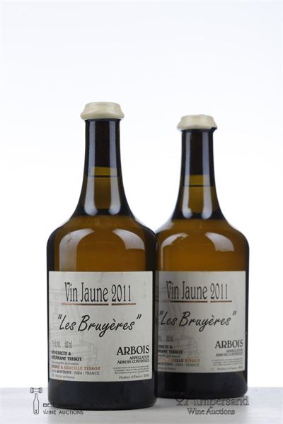 VIN JAUNE LES BRUYERES 2011 - Benedicte et Stephane Tissot - 2 x 0,620Ltr