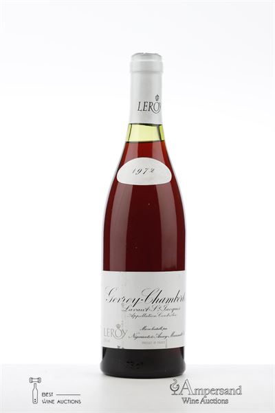 GEVREY CHAMBERTIN LAVAUT ST JACQUES 1972 - Neg Leroy - 1 Bottle