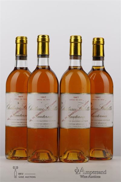 GILETTE CREME DE TETE 1967 - Mc - 4 Bottles