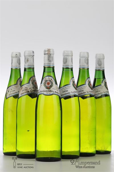 EITELSBACHER RIESLING KARTHAUFERHOFBERG SANG AUSLESE 1983 - Weingut Karthauserhof - 6 Bottles