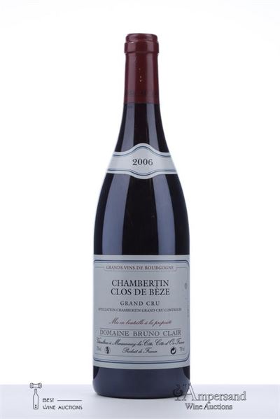 CHAMBERTIN CLOS DE BEZE 2006 - Bruno Clair - 1 Bottle