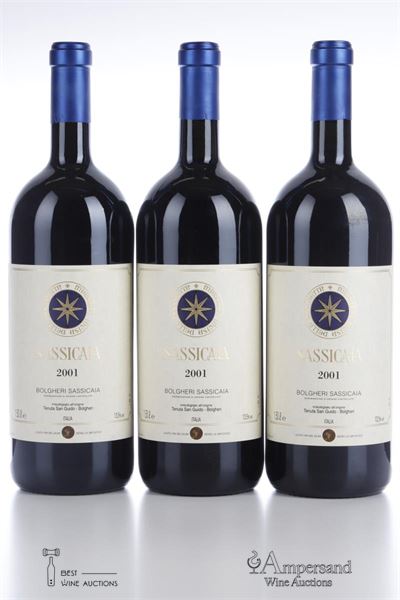 SASSICAIA 2001 - Tenuta San Guido - 3 Magnums - Owc 3