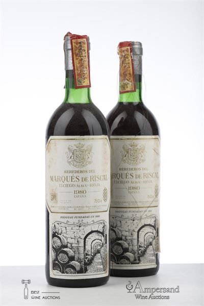 MARQUES DE RISCAL 1980 - Marques de Riscal - 2 Bottles