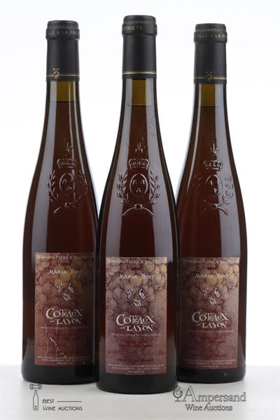 COTEAUX DU LAYON CUVEE MARIA JUBY 2001 - Domaine Patrick Baudouin - 3 x 0,500Ltr