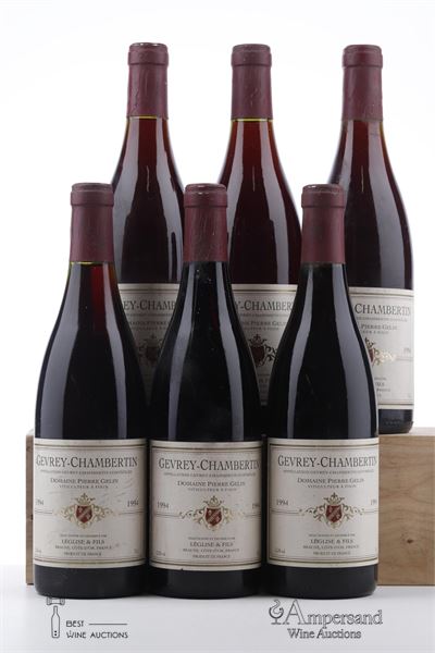 GEVREY CHAMBERTIN 1994 - Pierre Gelin - 6 Bottles