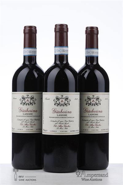 LANGHE GIARBORINA 2012 - Elio Altare - 3 Bottles