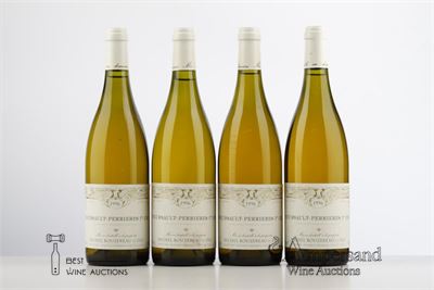 MEURSAULT PERRIERES 1996 - Michel Bouzereau - 4 Bottles