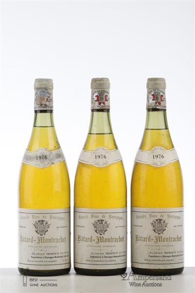 BATARD MONTRACHET 1976 - Albert Morey - 3 Bottles