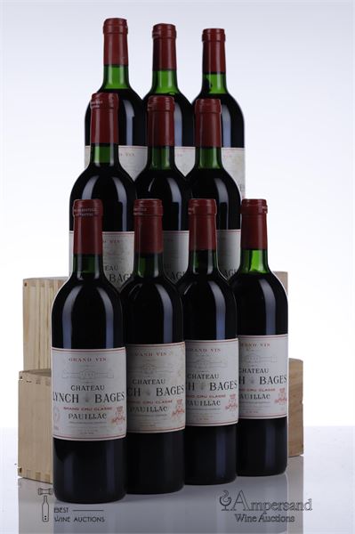 LYNCH BAGES 1986 - 10 Bottles - Owc 12
