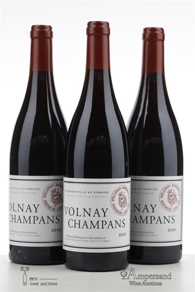 VOLNAY CHAMPANS 2020 - Marquis d'Angerville - 3 Bottles