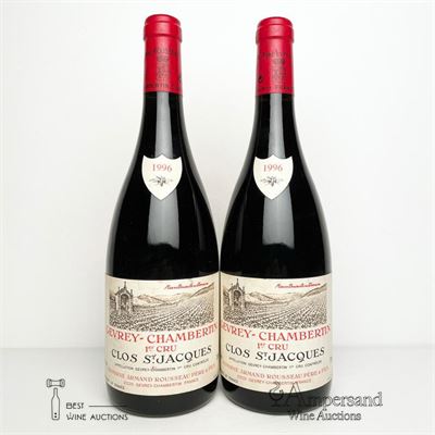 GEVREY CHAMBERTIN CLOS ST JACQUES 1996 - Armand Rousseau - 2 Bottles