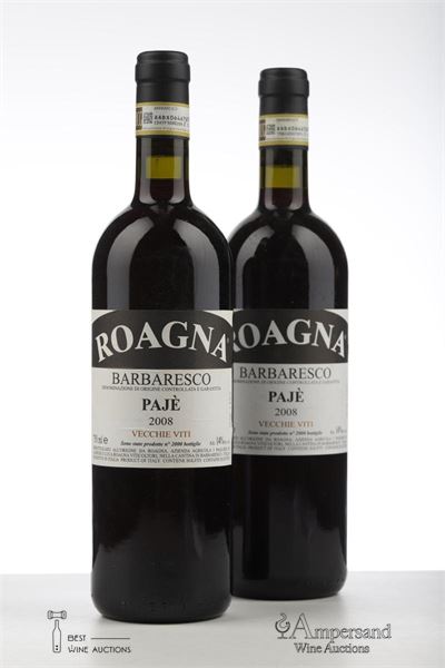 BARBARESCO PAJE VECCHIE VITI 2008 - Roagna - 2 Bottles