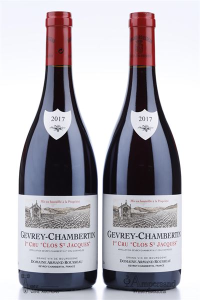 GEVREY CHAMBERTIN CLOS ST JACQUES 2017 - Armand Rousseau - 2 Bottles