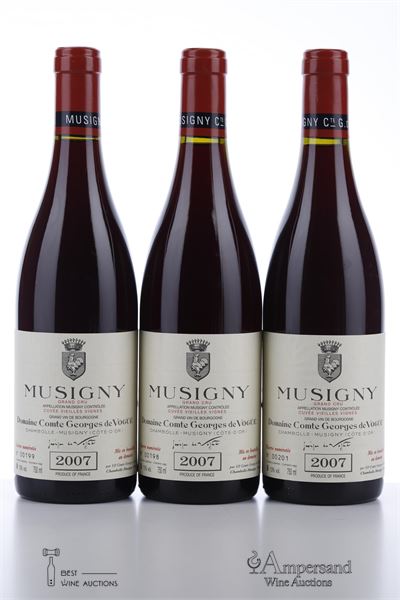 MUSIGNY VIEILLES VIGNES 2007 - Comte de Vogue - 3 Bottles
