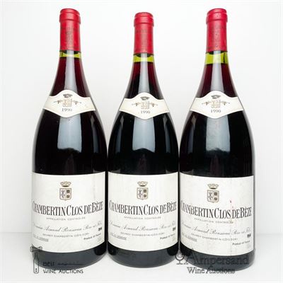 CHAMBERTIN CLOS DE BEZE 1990 - Armand Rousseau - 3 Magnums