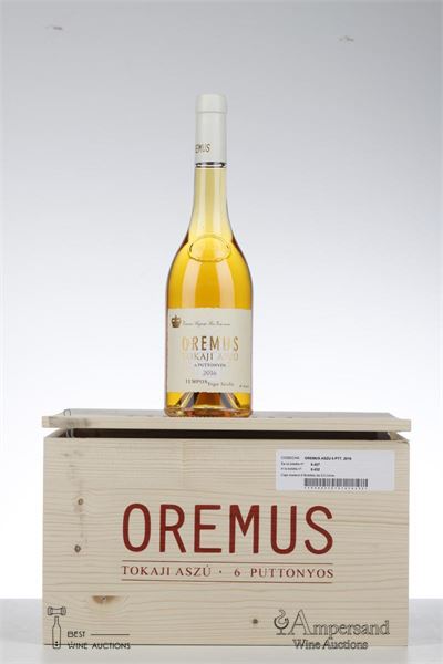 OREMUS TOKAJI ASZU 5 PUTTONYOS 2016 - Tempos Vega Sicilia - 6 x 0,500Ltr - Owc 6