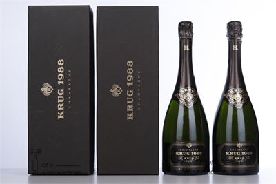KRUG BRUT 1988 - Krug - 2 Bottles - Oc 1