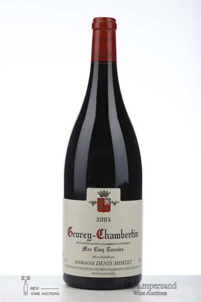 GEVREY CHAMBERTIN MES CINQ TERROIRS 2005 - Denis Mortet - 1 Magnum