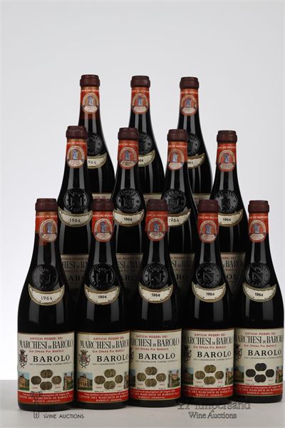 BAROLO 1964 - Marchesi di Barolo - 12 Bottles