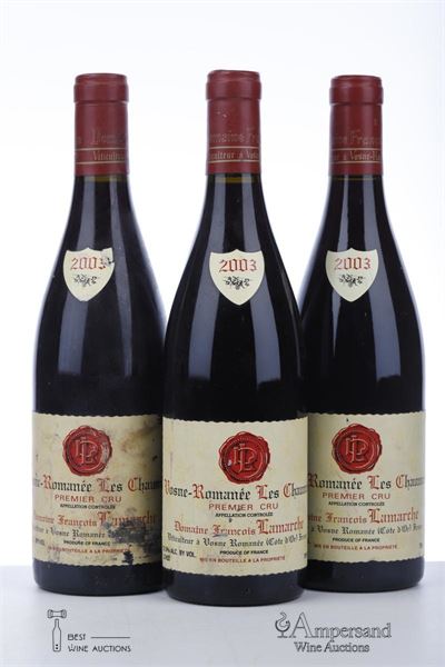 VOSNE ROMANEE LES CHAUMES 2003 - Francois Lamarche - 3 Bottles