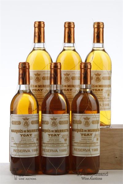 YGAY RESERVA BLANCO 1989 - Marques de Murrieta - 6 Bottles