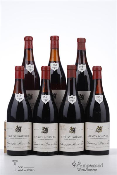 SAVIGNY LES BEAUNE LA DOMINODE 1981 - Chanson - Mb - 7 Bottles