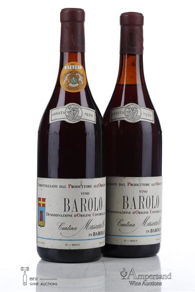 BAROLO 1970 - Cantina Mascarello - 2 Bottles