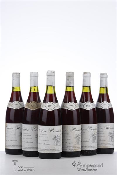 CORTON RENARDES 1991 - Marius Delarche - 6 Bottles