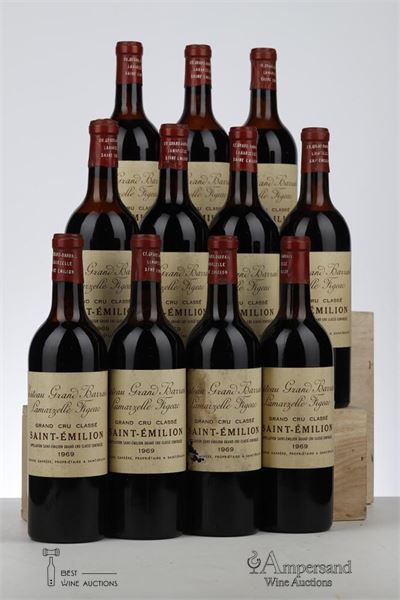 GRAND BARRAIL LAMARZELLE FIGEAC 1969 - Negociant - 11 Bottles