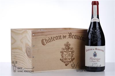 CHATEAUNEUF DU PAPE BEAUCASTEL HOMMAGE A JACQUES PERRIN 2009 - Beaucastel - 6 Bottles - Owc 6