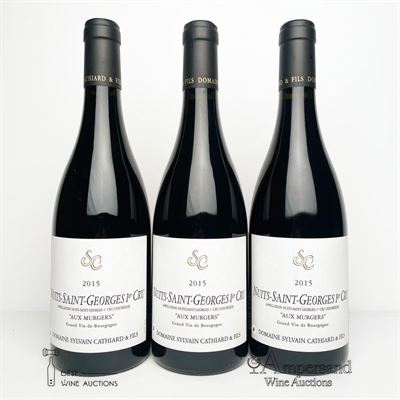 NUITS ST GEORGES AUX MURGERS 2015 - Sylvain Cathiard - 3 Bottles